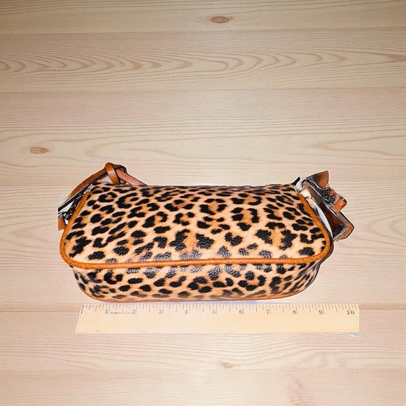 Jen & Co. Vegan Leopard Print Crossbody Purse Clutch EUC - Picture 10 of 10